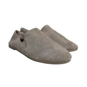 Lucky Brand Womens 8 Charsa 2 Tan Suede Slip On Loafer